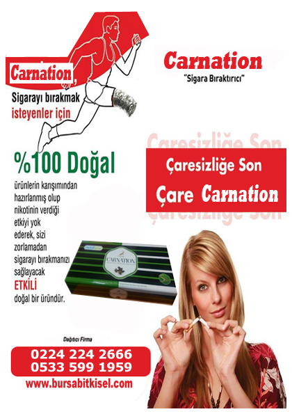 Carnation Karanfilli Sigara Bırakmaya Yardımcı Toz ve Sprey Bitkisel Set